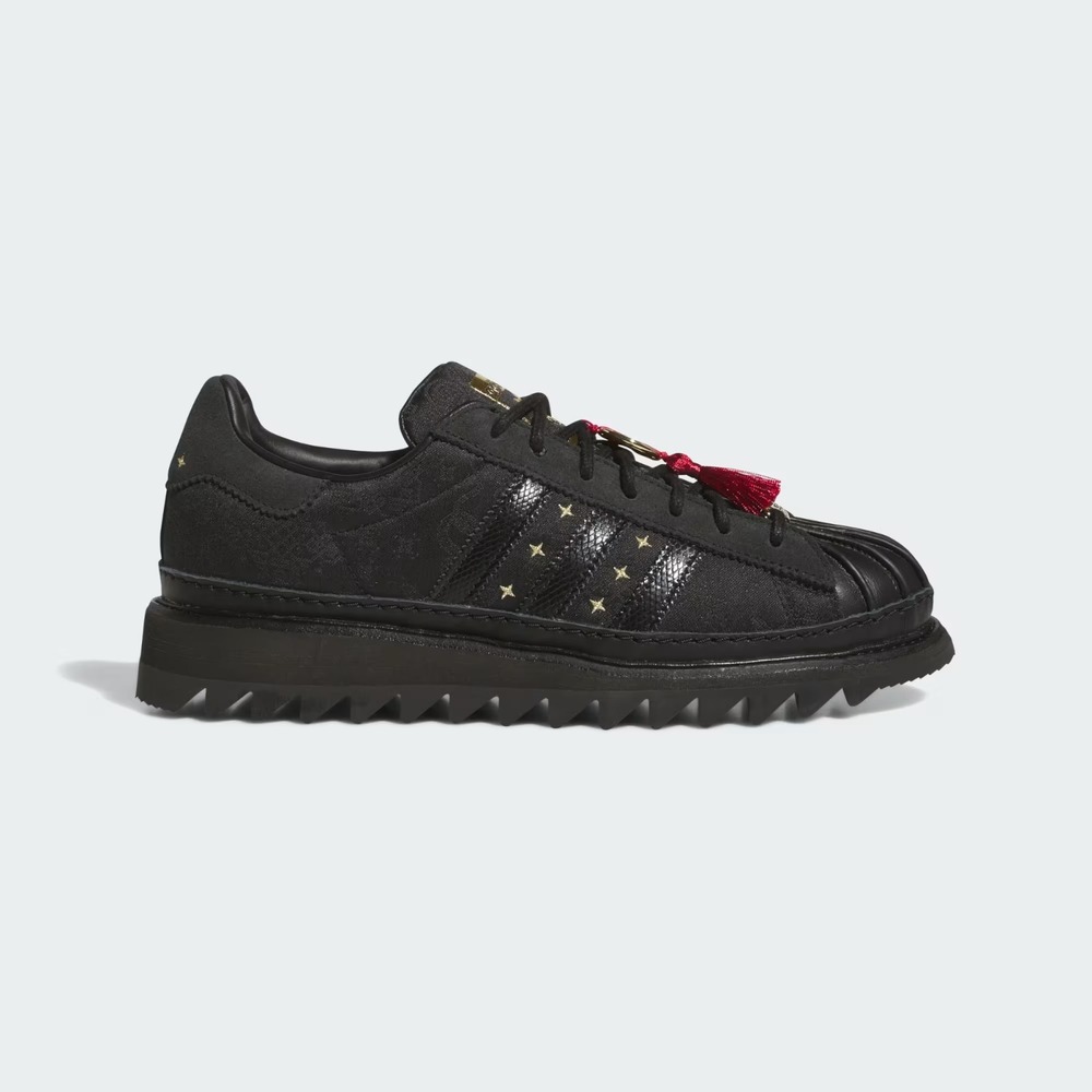 9M/10W - [NEW] Men's CLOT X adidas Superstar Shoes By Edison Chen 'Black' JR5114